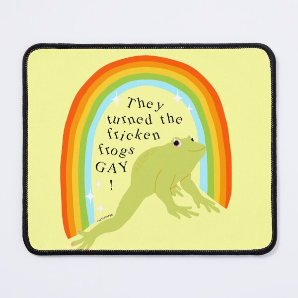 Item preview, They Turned The Frogs Gay - The Peach Fuzz designed and sold by Elizabeth Hudy.