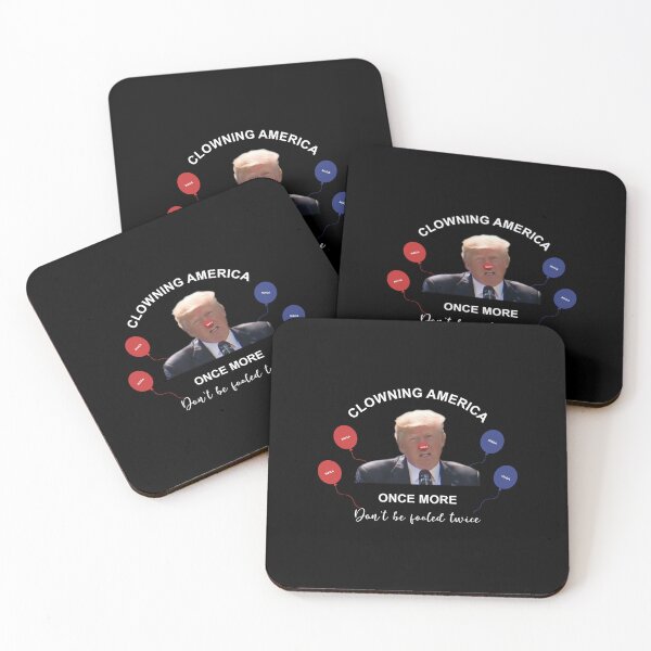 Item preview, Clowning America once more in white text designed and sold by Politics-Corner.