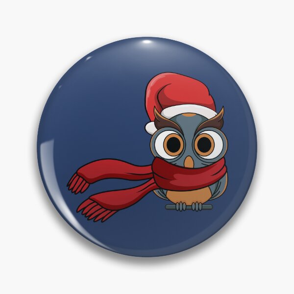 Item preview, Cute owl christmas with scarf designed and sold by Donutlovers.