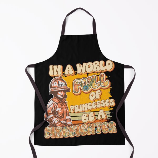 Item preview, Firefighter woman USA flag funny sarcastic groovy quote designed and sold by HomeCoquette.