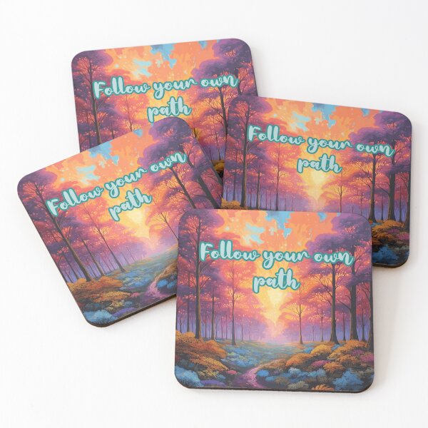 Item preview, Follow Your Own Path - Vibrant Forest Adventure designed and sold by SweetWhiskers.