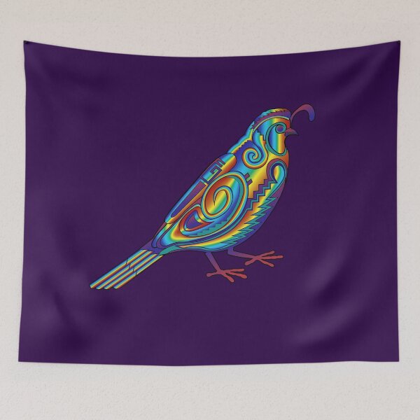 Item preview, Rainbow quail male designed and sold by Caummon Thread.