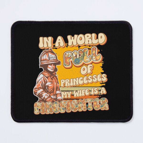 Item preview, Firefighter woman wife funny sarcastic groovy quote designed and sold by HomeCoquette.