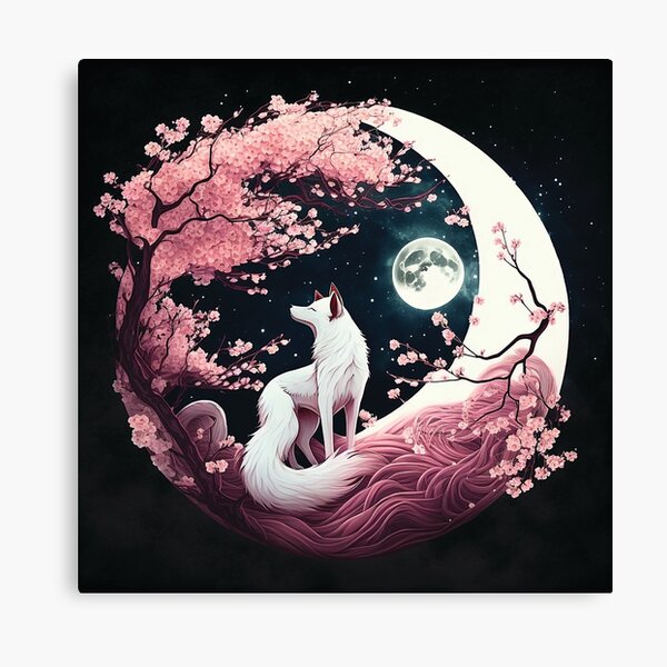 Artikel-Vorschau von Weißer Wolf | Kirschblüte, designt und verkauft von RSWukong.