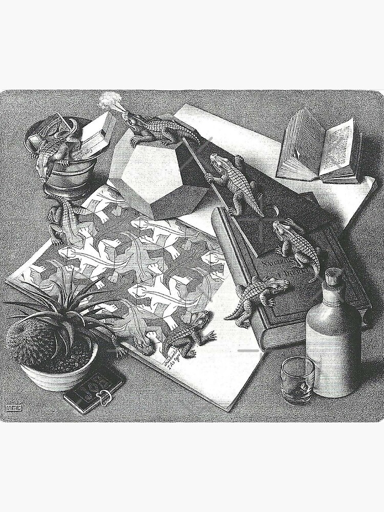 Discover Mc Escher Reptiles Premium Matte Vertical Poster