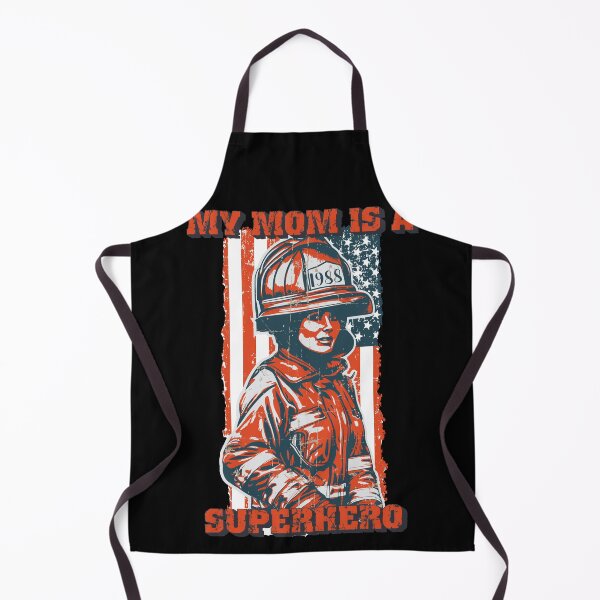 Item preview, Firefighter woman USA flag My mom is superhero designed and sold by HomeCoquette.