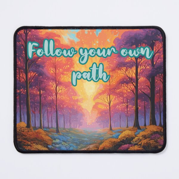 Item preview, Follow Your Own Path - Vibrant Forest Adventure designed and sold by SweetWhiskers.