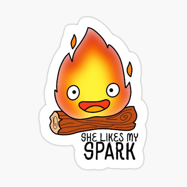 Item preview, She Likes My Spark designed and sold by Nisha Rossiter.