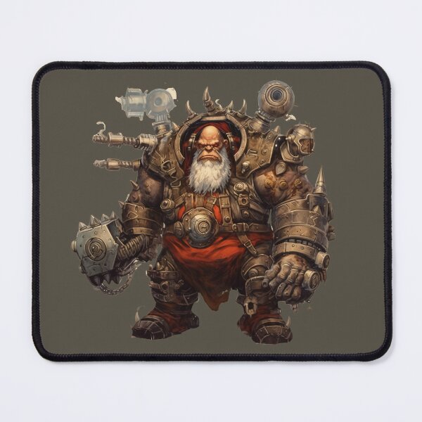 Item preview, "Mighty Iron Daemon" - Striking Chaos Dwarf Character Design with Menacing Arsenal designed and sold by Juuskus.