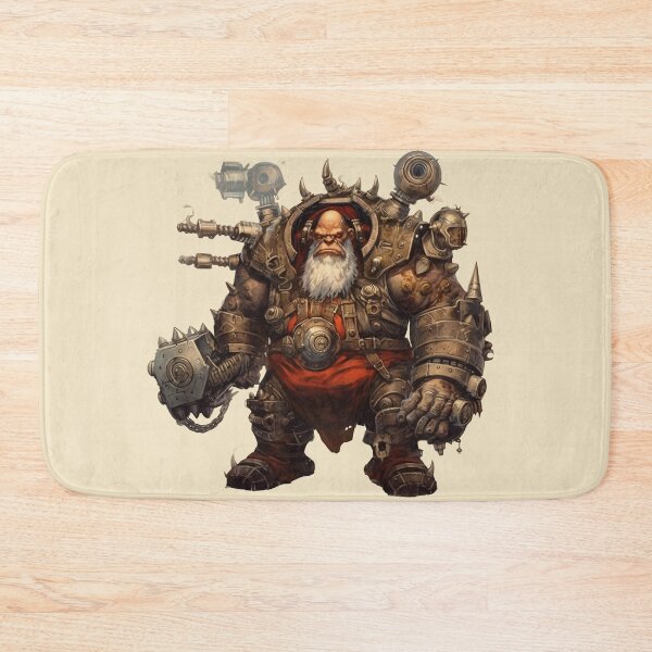 Item preview, "Mighty Iron Daemon" - Striking Chaos Dwarf Character Design with Menacing Arsenal designed and sold by Juuskus.