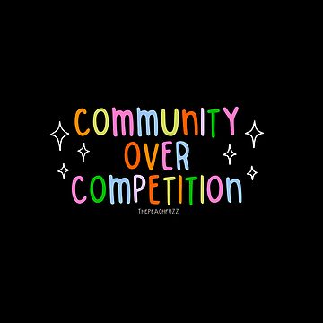 Artwork thumbnail, Community Over Competition - The Peach Fuzz by Elizabeth Hudy