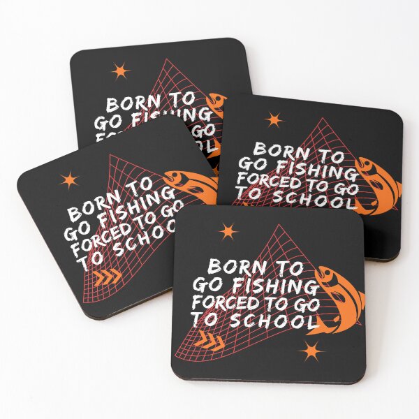 Item preview, Born To Go Fishing Forced To Go To School designed and sold by Aarab shope ⭐⭐⭐⭐⭐.