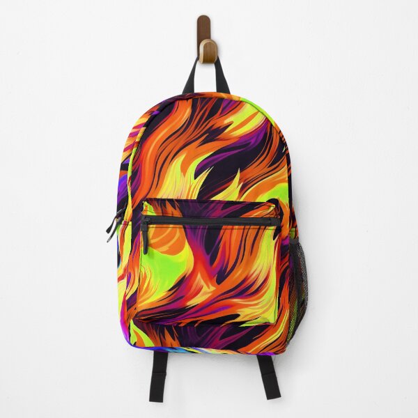 Item preview, Colorful Flames (yellow & blue) designed and sold by GammarayPrints.