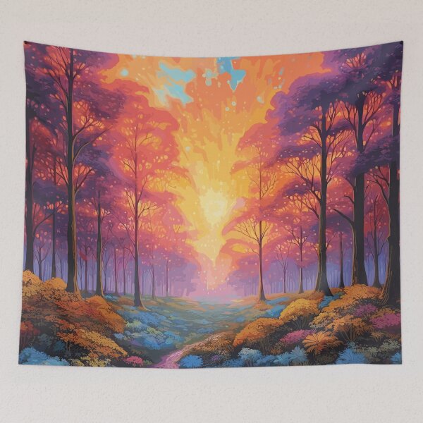 Item preview, Enchanted Forest Path - Vibrant Nature Adventure designed and sold by SweetWhiskers.