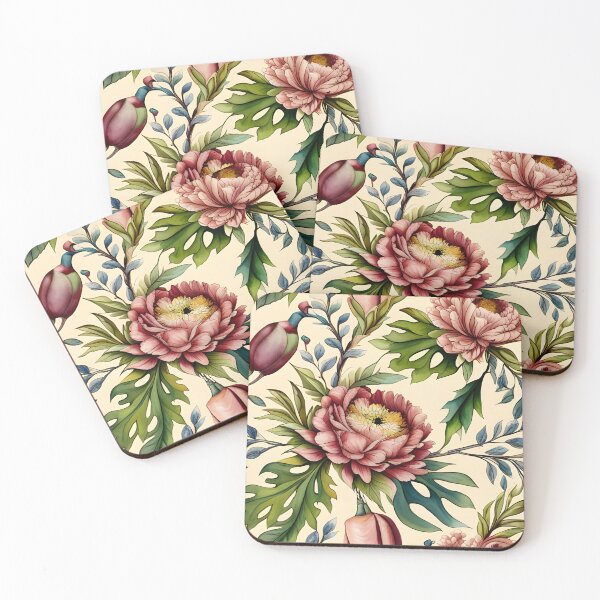 Item preview, Bohemian Garden floral pattern III designed and sold by Glimmersmith.
