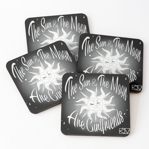 Item preview, Celestial Gal Pals - Black & White designed and sold by Pretty-Eerie.