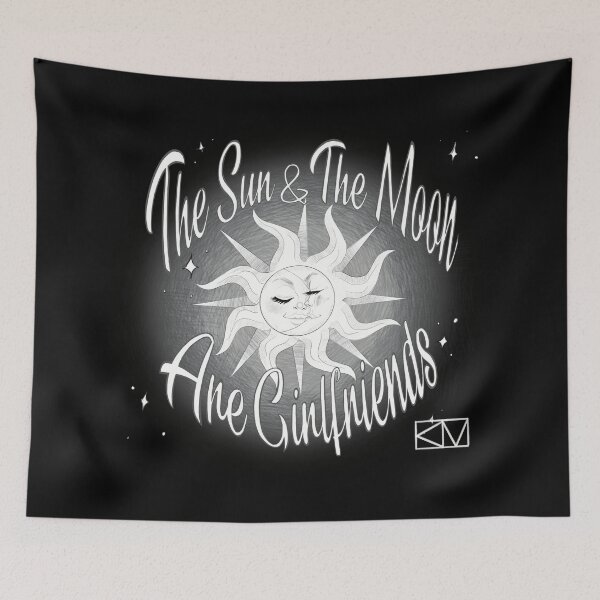 Item preview, Celestial Gal Pals - Black & White designed and sold by Pretty-Eerie.