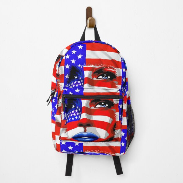 Item preview, Usa Flag on Girl's Face designed and sold by BluedarkArt.