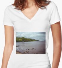 Loch Ness Women's Fitted V-Neck T-Shirt
