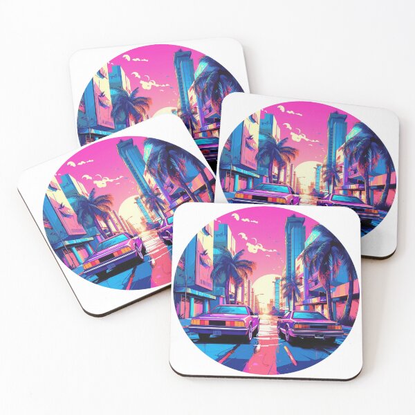 Item preview, Sunset in Retro City designed and sold by Istarfal.