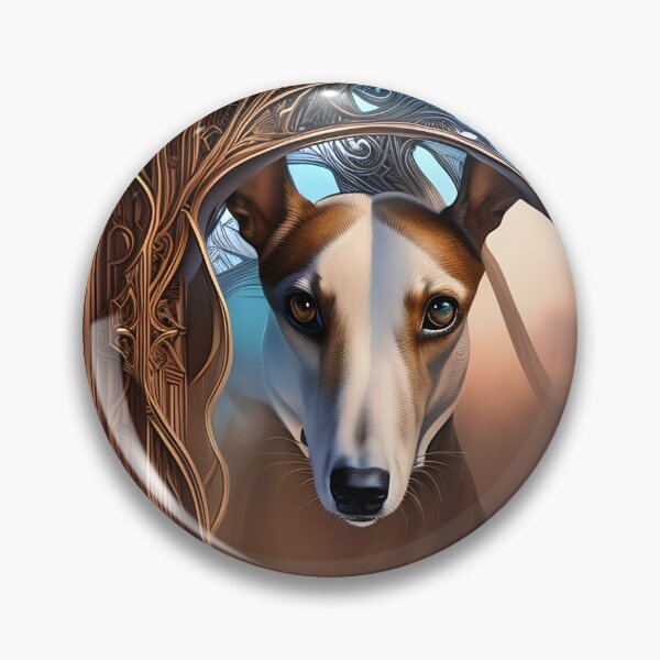 Item preview, Whippet Gothic Style Portrait designed and sold by Ameiva-Apparel.