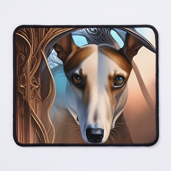 Item preview, Whippet Gothic Style Portrait designed and sold by Ameiva-Apparel.
