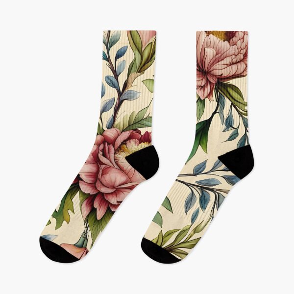 Item preview, Bohemian Garden floral pattern III designed and sold by Glimmersmith.