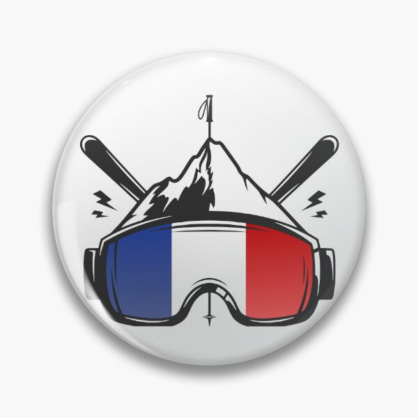Item preview, France Ski Holiday Retro Skiing Goggles designed and sold by JackCurtis1991.