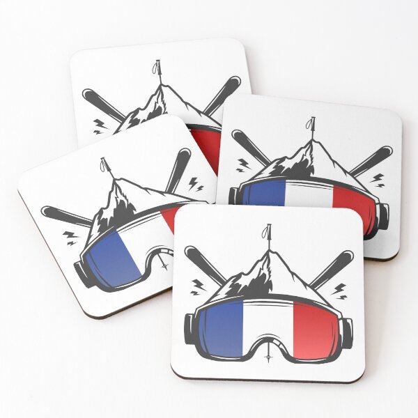 Item preview, France Ski Holiday Retro Skiing Goggles designed and sold by JackCurtis1991.