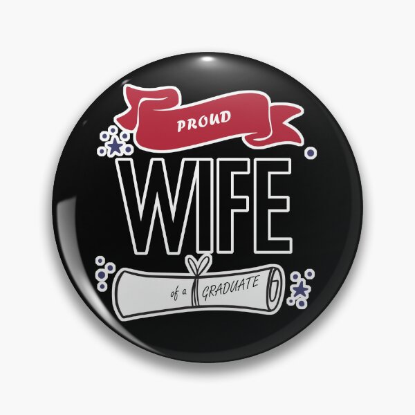 Item preview, Proud Wife of a Graduate designed and sold by Celebration Printables.