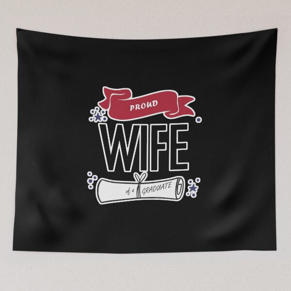 Item preview, Proud Wife of a Graduate designed and sold by Celebration Printables.