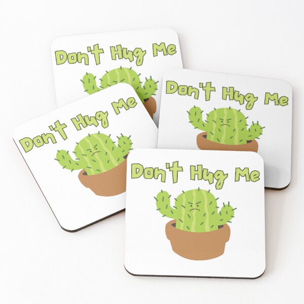 Item preview, Unhappy Cactus "Don't Hug Me" designed and sold by ColorRealm.