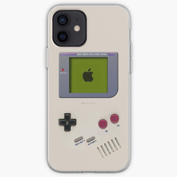 Clásico antiguo vintage Retro leche blanca gameboy gamewatch Funda blanda para iPhone