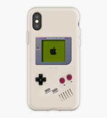 Vinilo o funda para iPhone Clásico viejo vintage Retro blanco leche gameboy gameboy