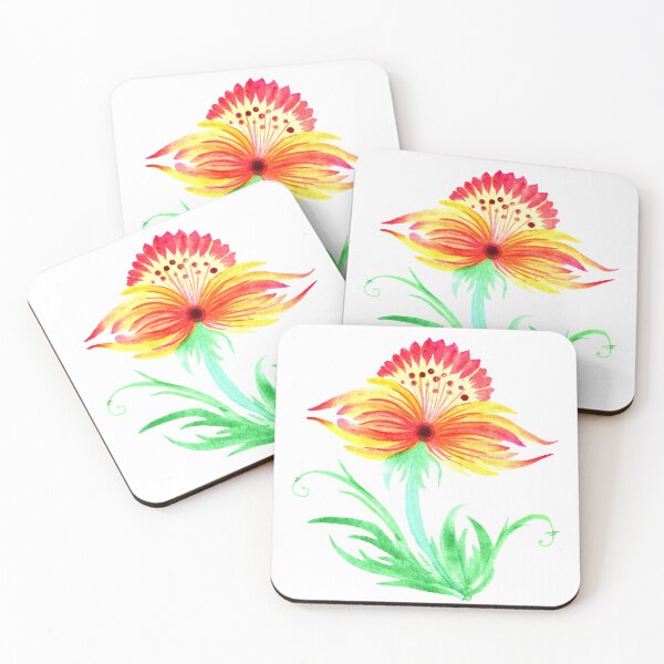 Item preview,  Ukrainian art Petrykivka art Ukrainian red-yellow flower  designed and sold by Sunflower-7.