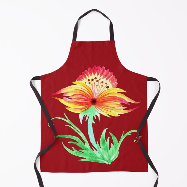 Item preview,  Ukrainian art Petrykivka art Ukrainian red-yellow flower  designed and sold by Sunflower-7.