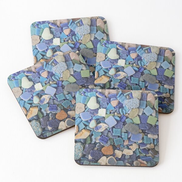 Item preview, Blue tiles designed and sold by normacallicott.