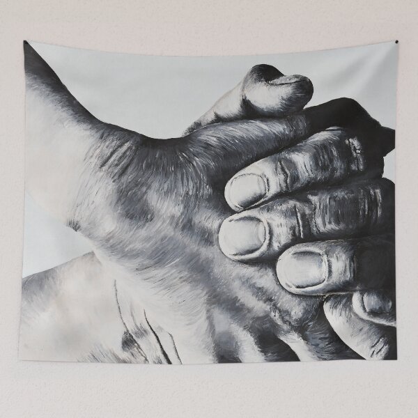 Item preview, Black and White Hands designed and sold by cosmicbubblegum.