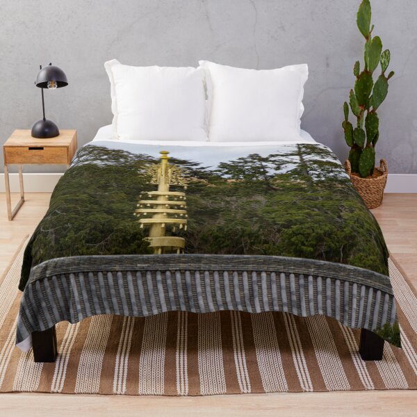 Item preview, Golden tower poking out above trees designed and sold by Shizenkai.