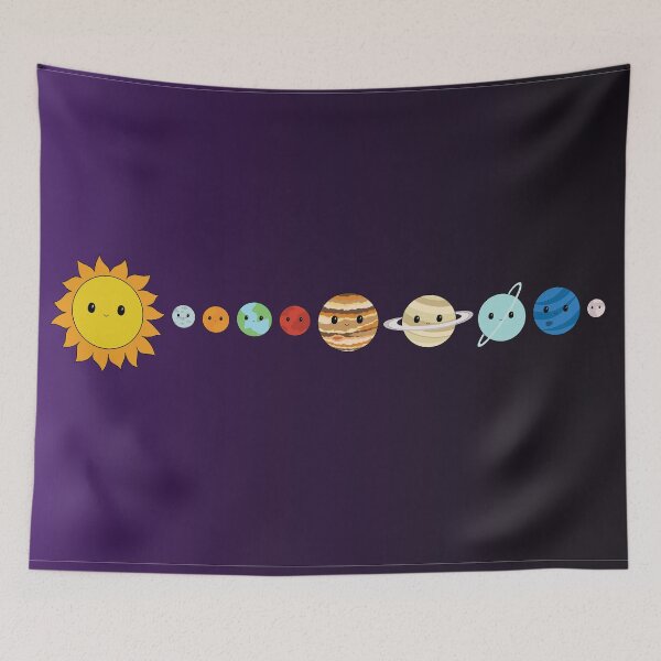 Item preview, Happy Solar System designed and sold by cosmicbubblegum.