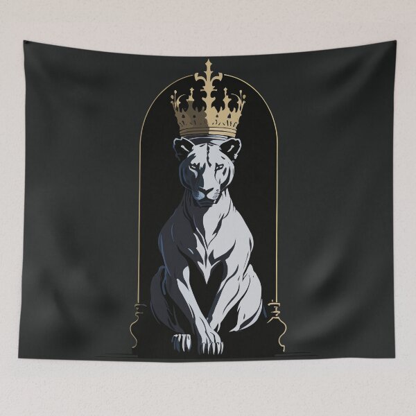 Item preview, Minimalist Lioness Queen designed and sold by ArcticWolf-Art.