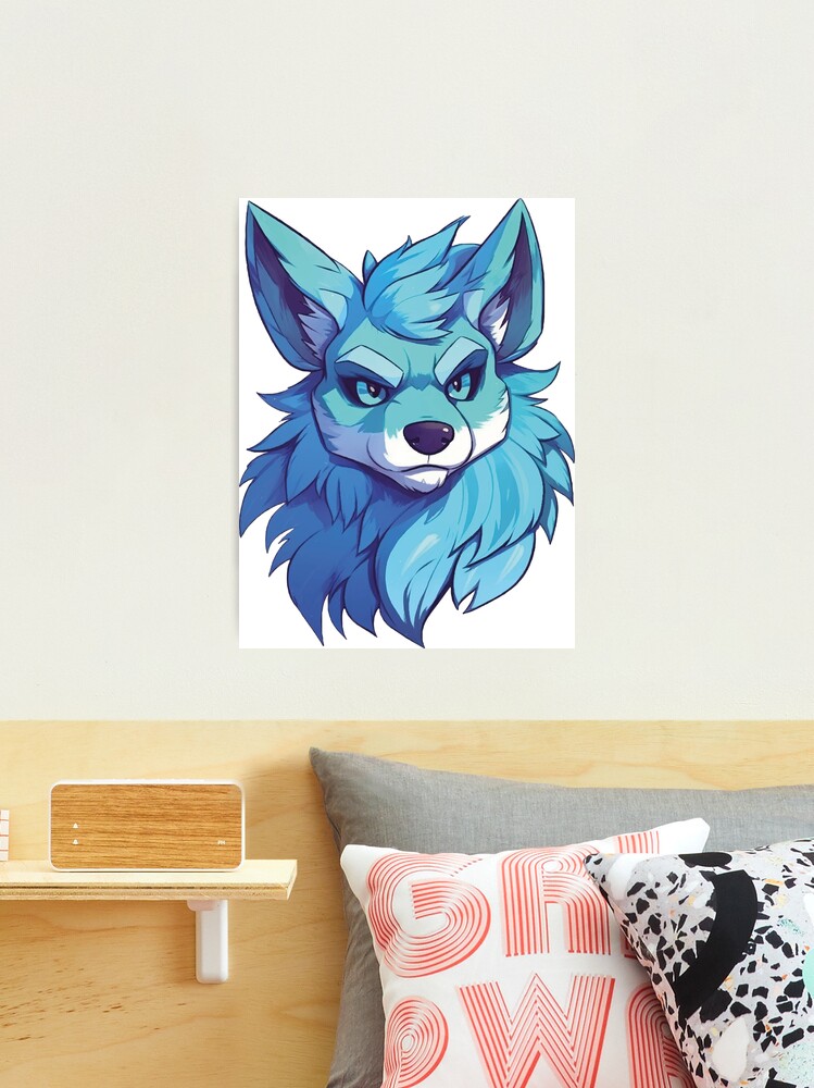 Ice Wolf Wall Scroll by Atryl – Fdaki Industries