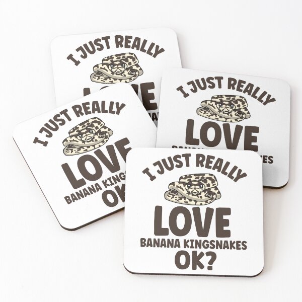 Item preview, I Just Really Love Banana Kingsnakes OK designed and sold by eternallygifted.