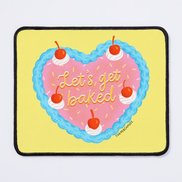 Item preview, Let's Get Baked Heart Cake - The Peach Fuzz designed and sold by Elizabeth Hudy.