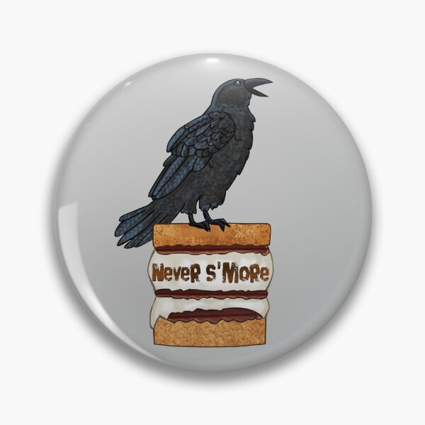 Item preview, Never S'more quoth the raven. designed and sold by TalesTheCreepy.