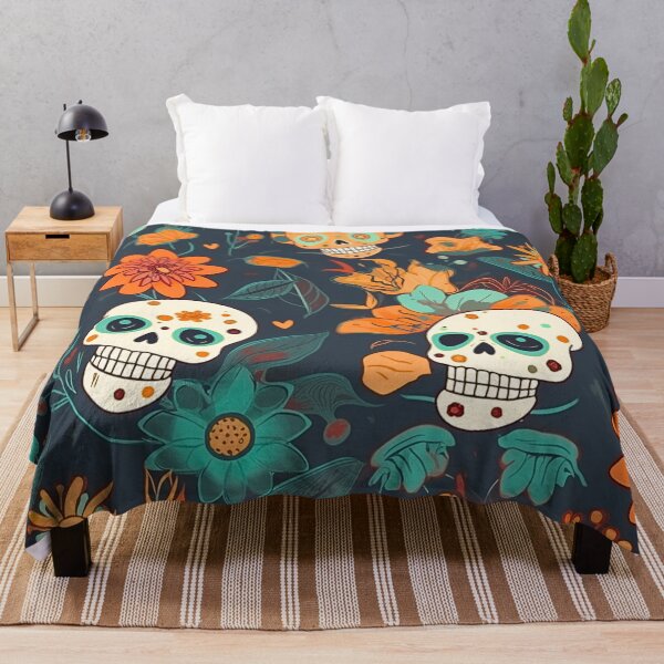 Item preview, Day of the Dead: Funny Cartoon Skeleton Pattern Art V.2 designed and sold by Pexelpanoramas.