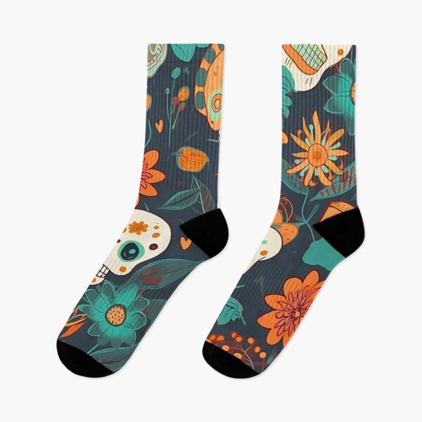 Item preview, Day of the Dead: Funny Cartoon Skeleton Pattern Art V.2 designed and sold by Pexelpanoramas.