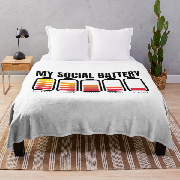 Item preview, My Social Battery Introvert  designed and sold by Vytrix.