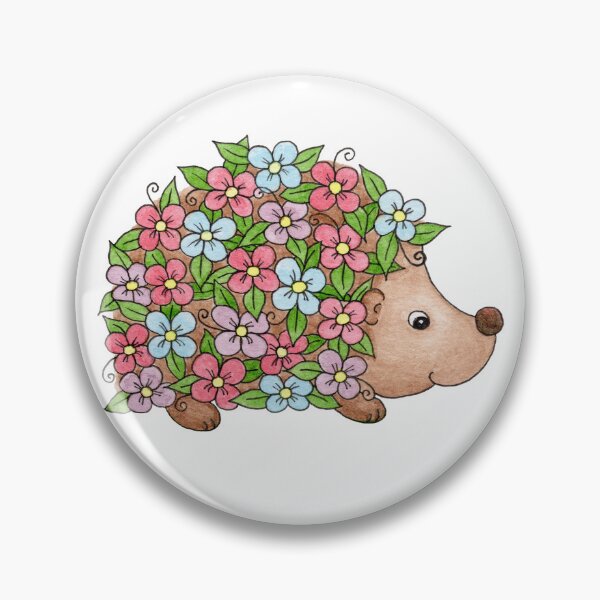 Item preview, Floral Hedgehog  designed and sold by meldelcrafts.