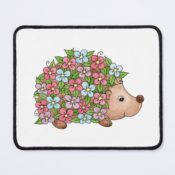 Item preview, Floral Hedgehog  designed and sold by meldelcrafts.
